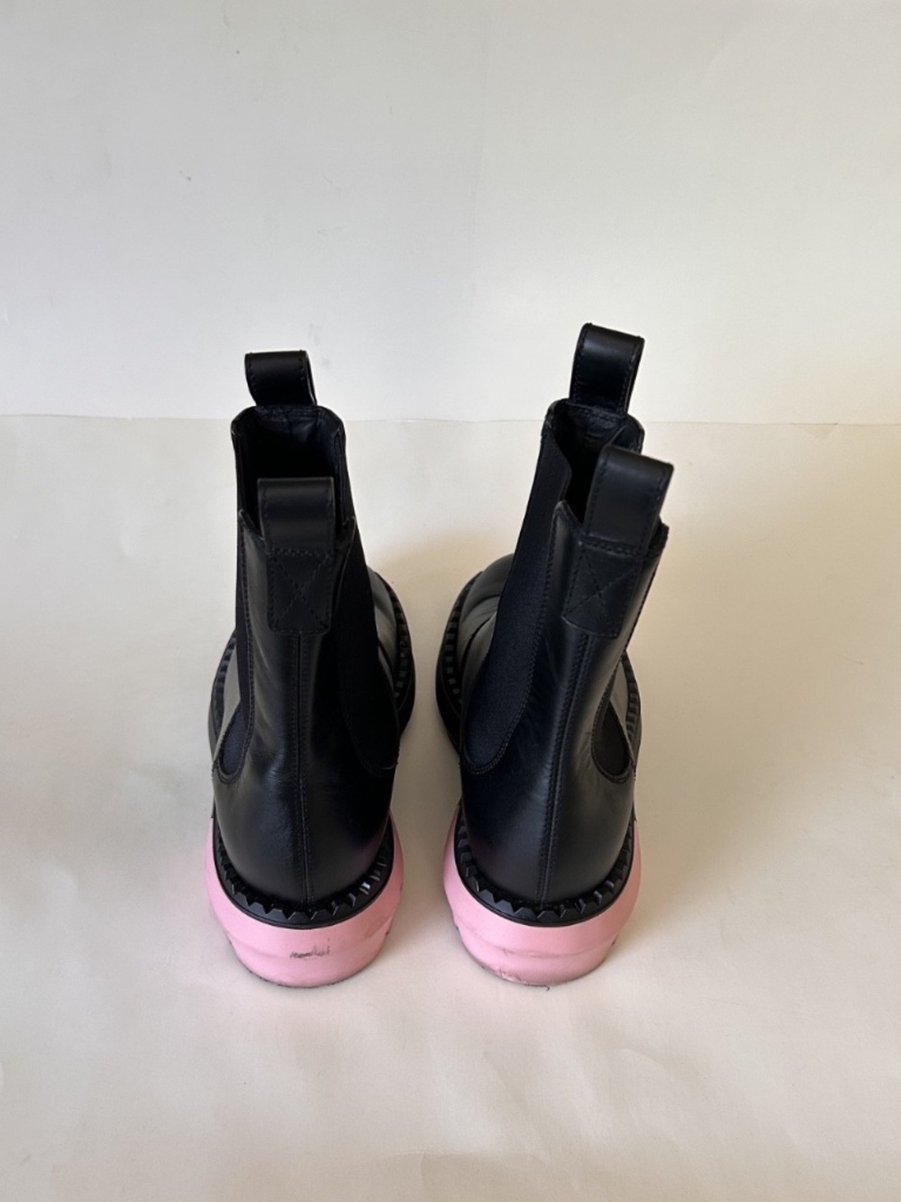 GUCCI Women's Black Leather Chelsea Ankle Boot Size 8.5 (US) 762020 AAMC3 - Picture 5 of 10